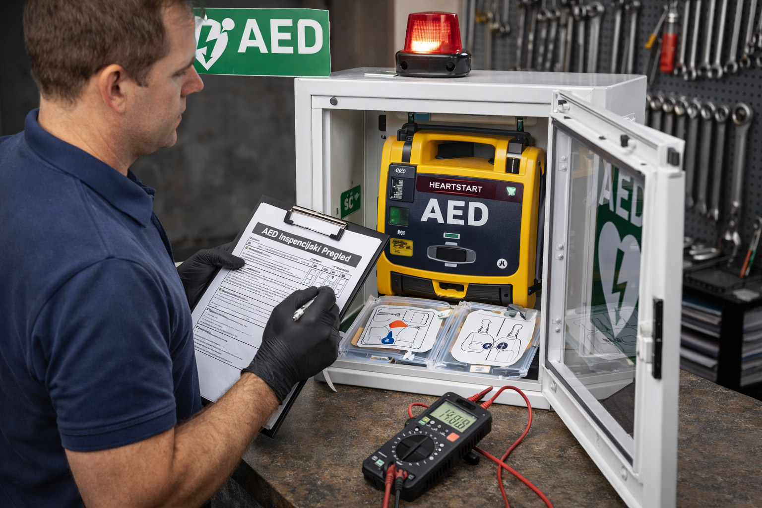 Servis AED naprav
