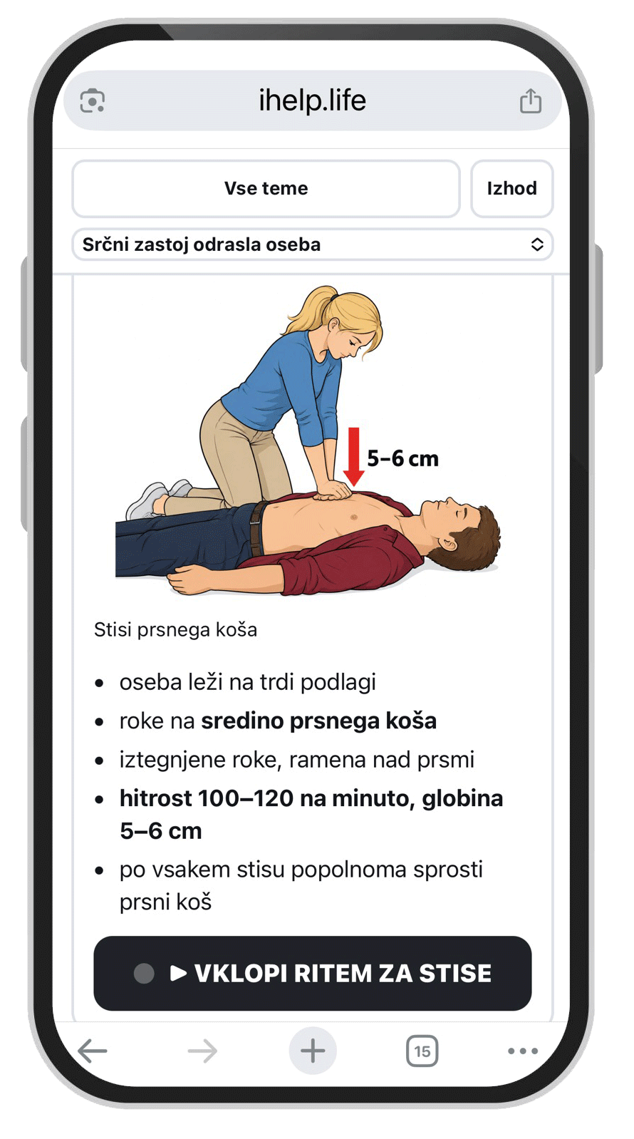Vsebina prve pomoči