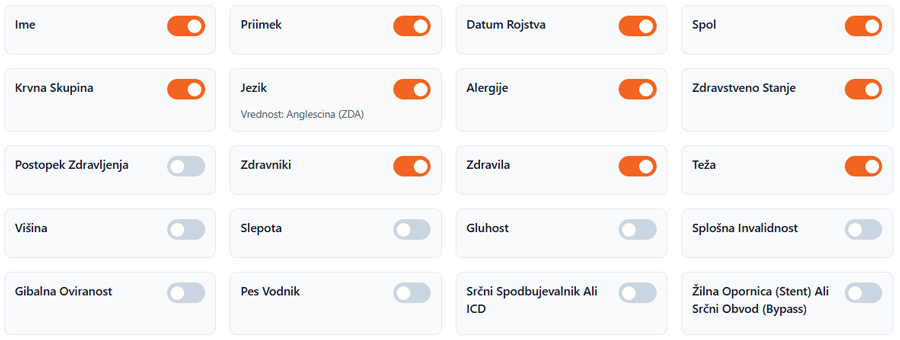 Vaši podatki. Vaša odločitev.